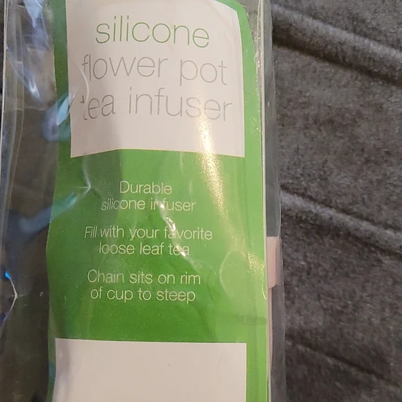 Silicone flower pot tea infuser - Picture 3 of 3